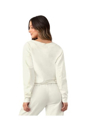 Buzo Manga Larga De Hombro Rodado FP879 Blanco