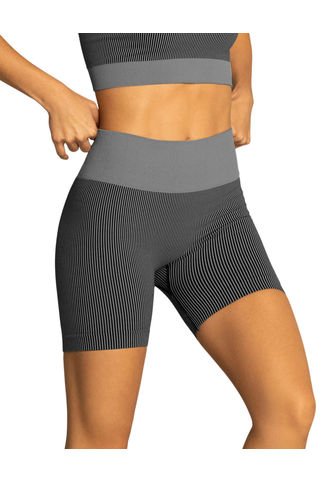 Short De Control Deportivo Con Tecnología Sin Costuras 195606 Negro Leonisa