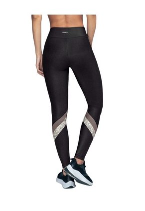 Leonisa Legging De Tiro Alto Control En Abdomen Y Muslos En Material BIO-PET 195579 Negro