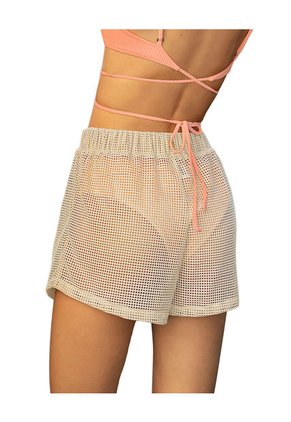 Leonisa Short En Malla Con Elástico En Cintura 193495 Crudo