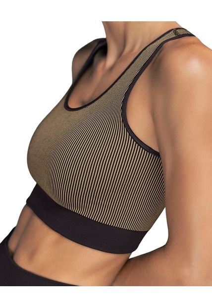 Top Doble Faz Sin Costuras De Máximo Soporte De Busto 19AA11 Multicolor