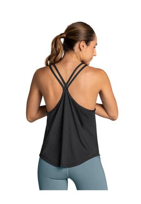 Leonisa Camiseta Deportiva  De Silueta Amplia Manga Sisa 19AA09 Negro