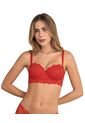Brasier Balconet De Realce Alto Con Máximo Cubrimiento De Espalda Special Fit 011877 Rojo de Leonisa