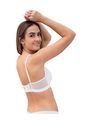 Brasier Sin Arco Pura Comodidad Con Detalles En Tul 091083 Blanco de Leonisa
