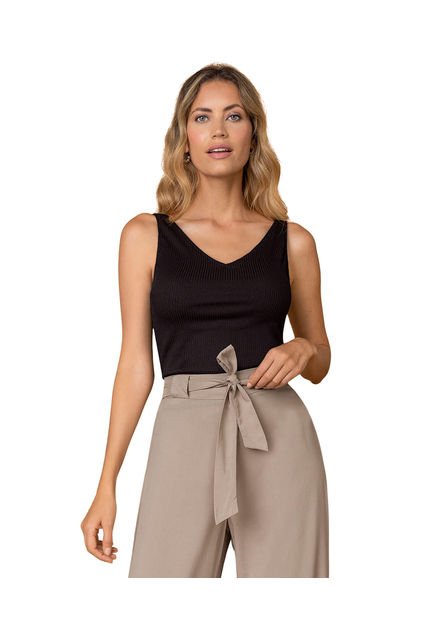 Ropa Exterior Camiseta Negro LEONISA F6309