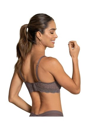 Lumar By Leonisa Brasier Doble Realce Escote Profundo Elaborado En Encaje 71345 Morado