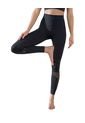 Legging Deportivo Tiro Alto Sin Costuras Con Fajón Y Mallas 195550P Negro de Leonisa
