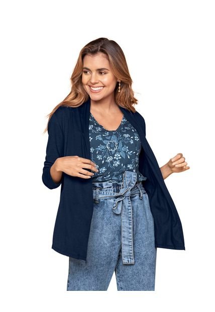 Ropa Exterior Saco Azul LEONISA F4012I