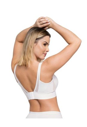 Leonisa Brasier Tipo Top De Copas Extraíbles Totalmente Cómodo Y Liviano Flexi Brastop 091048 Blanco