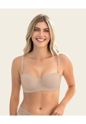 Brasier Strapless Leonisa 091151 Beige Leonisa
