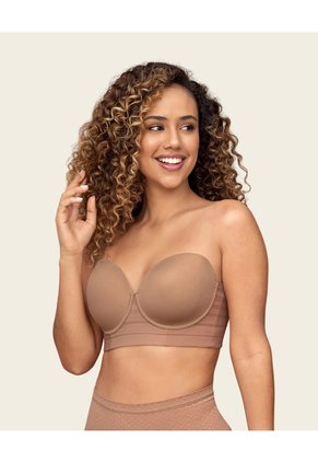 Brasieres Strapless Leonisa 11986K2 Marrón