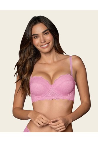 Brasier Realce Alto Leonisa 011877 Rosa Leonisa