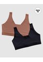 Brasieres Top Leonisa 91164X2 Multicolor de Leonisa