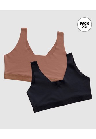 Brasieres Top Leonisa 91164X2 Multicolor Leonisa