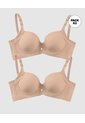Brasieres Realce Medio Leonisa 11970K2 Beige de Leonisa