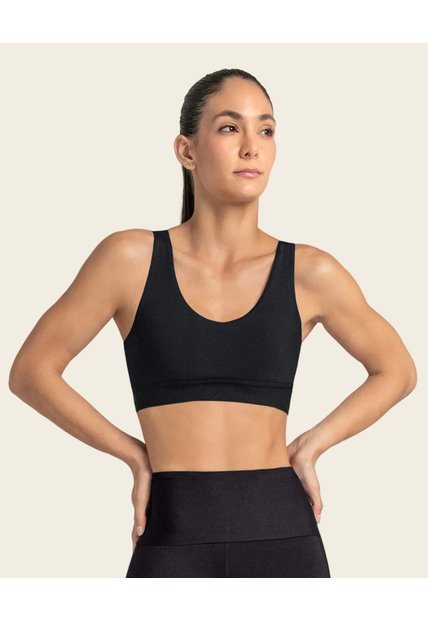 Ropa Deportiva Top Leonisa 19AA25 Negro