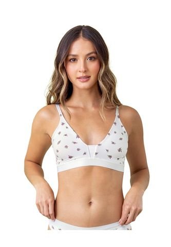 Bralette Tipo Top Ultra Cómodo Y Liviano 091030 Blanco Leonisa