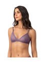 Bralette En Encaje De Textura Ultrasuave 091143 Morado de Leonisa