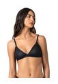 Bralette En Encaje De Textura Ultrasuave 091143 Negro de Leonisa