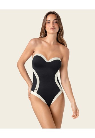Swimwear Entero Control Leonisa 19A186 Negro Leonisa