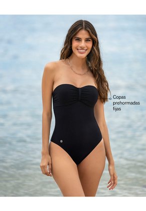 Swimwear Entero Leonisa 19A178 Negro