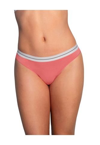 Brasilera En Algodón Con Elástico Suave En Cintura 092058 Coral Leonisa