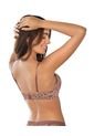 Brasier Push Up De Doble Realce Con Arco 011827 Estampado Manchas de Leonisa