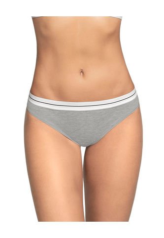 Brasilera En Algodón Jaspe Con Elástico Suave En Cintura 092058J Gris Leonisa
