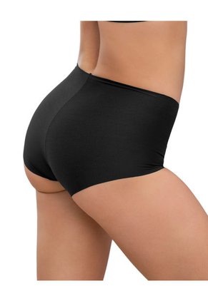 Bóxer Efecto Invisible Tiro Alto 092064 Negro