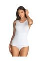 Camiseta De Control Moderado En Abdomen Y Espalda 015817 Blanco de Leonisa