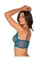 Brasier Tipo Bralette En Encaje Y Transparencias 011967 Azul de Leonisa