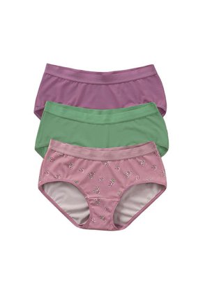 Paquete X 3 Hípsters Cómodos Y Suaves De Buen Cubrimiento 12686X3 Multicolor