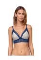 Bralette En Encaje Sexy Y Natural 091009 Estampado Azul de Leonisa