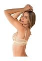 Bralette En Encaje Sexy Y Natural 091009 Marfil Estampado Flores de Leonisa