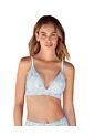 Brasier Sin Arco Total Comodidad Elemental Bra 091076 Estampado Azul de Leonisa