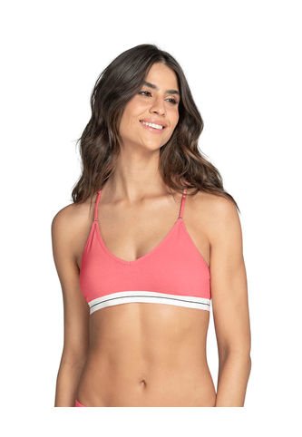 Top En Algodón Ultracómodo Con Cargaderas Graduables 091082 Coral Leonisa