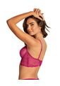 Bustier Siempre Sexy En Encaje Elástico 091078 Fucsia de Leonisa