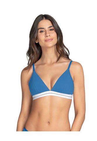 Brasier Triangular En Algodón Liviano Y Cómodo 091099 Azul Leonisa
