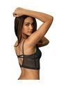 Bustier En Encaje Con Transparencias En La Base Y Espalda 091146 Negro de Leonisa
