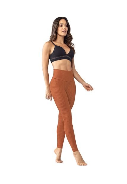 Legging Levanta Cola Que Moldea Los Glúteos Y Afina El Abdomen Y La Cintura 441006 Rojo