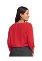 Blusa Manga 3/4 Con Charretera En Puños F6369S Rojo de Leonisa