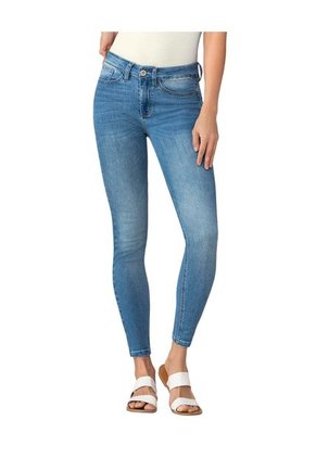 Skinny Jean Con Bolsillos Funcionales F6872 Azul