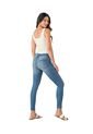 Skinny Jean Con Bolsillos Funcionales F6872 Azul de Leonisa