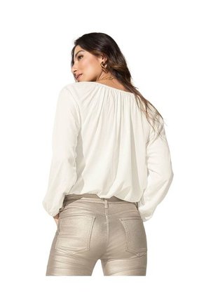 Blusa Manga Larga Silueta Amplia F7135 Crudo