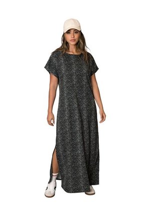 Vestido Largo Con Escote En Espalda Con Tiras Para Anudar J2763 Multicolor