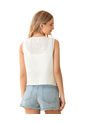 Chaleco Manga Sisa Con Tira Para Anudar J2978 Marfil de Leonisa