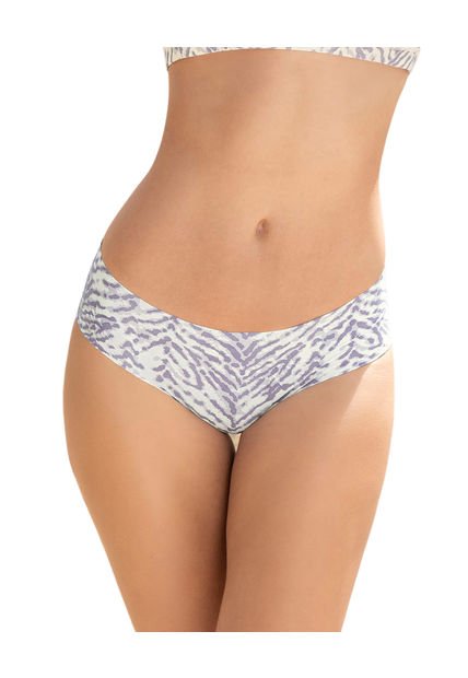 Panty Hípster Invisible Ultraplano Sin Elásticos Y De Pocas Costuras 012722 Estampado Lineas