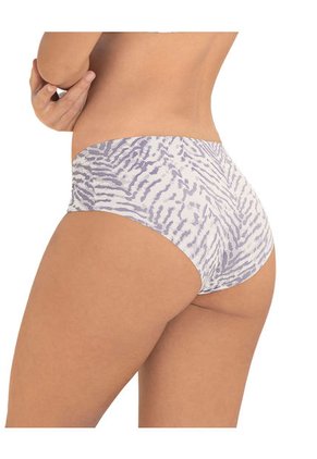 Panty Hípster Invisible Ultraplano Sin Elásticos Y De Pocas Costuras 012722 Estampado Lineas