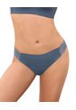 Brasilera Invisible Con Toques De Encaje En Laterales 012968 Azul Grisáceo de Leonisa