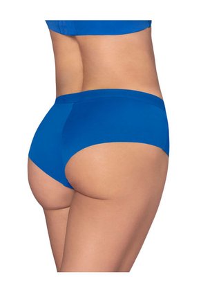 Panty Cachetero Con Franja Transparente Decorativa 092022 Azul